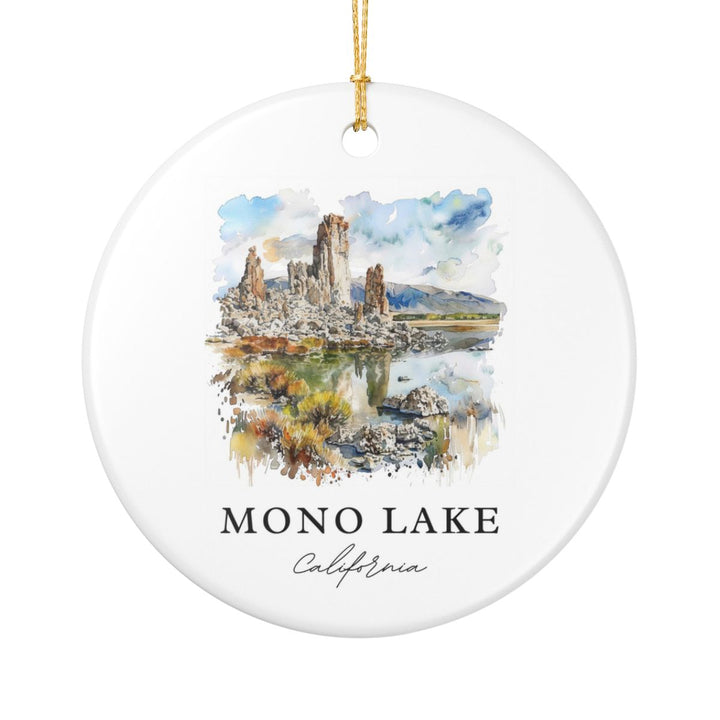 Mono Lake California Ornament: Unique Mono Lake Souvenir, Mono Lake California Xmas Decor, and Authentic Mono Lake Gift