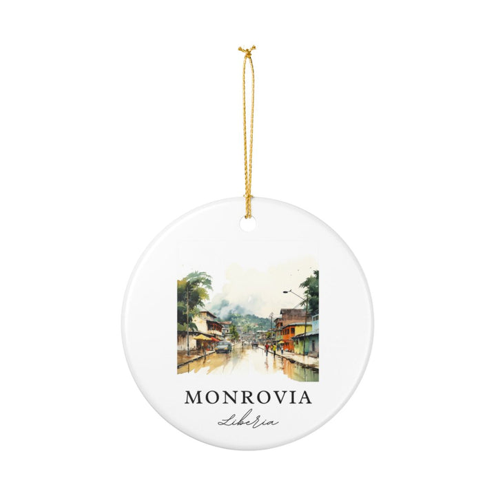 Monrovia Ornament: Unique Monrovia Souvenir, Monrovia Xmas Decor, and Authentic Monrovia Gift