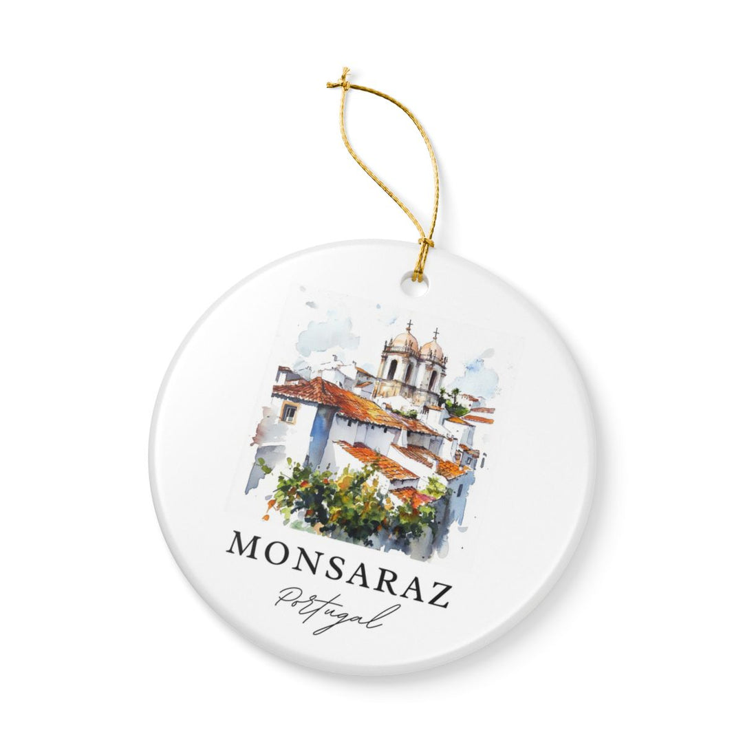 Monsaraz Portugal Ornament: Unique Monsaraz Souvenir, Monsaraz Portugal Xmas Decor, and Authentic Monsaraz Gift