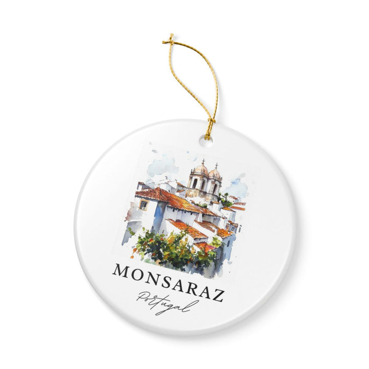 Monsaraz Portugal Ornament: Unique Monsaraz Souvenir, Monsaraz Portugal Xmas Decor, and Authentic Monsaraz Gift