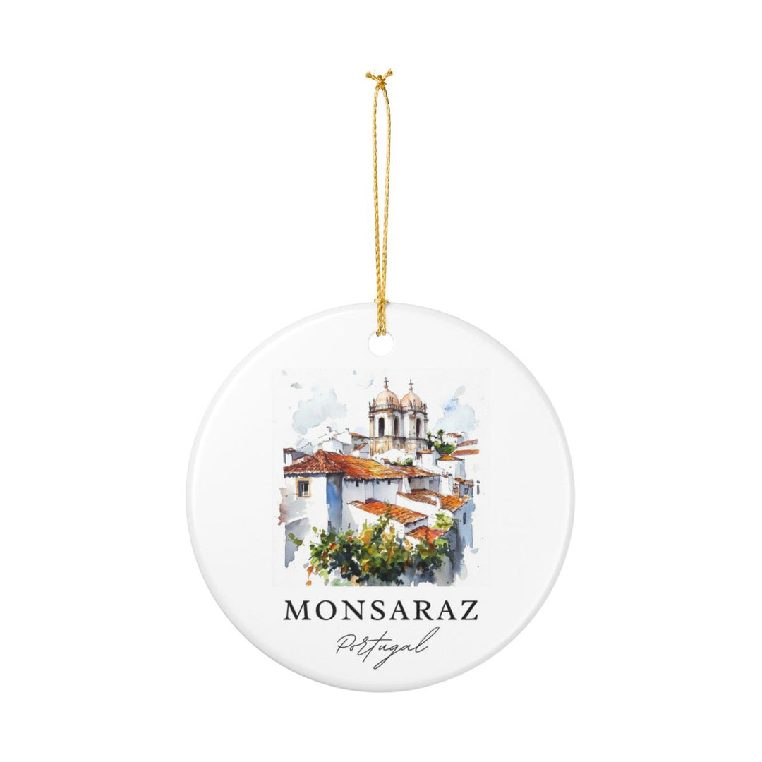 Monsaraz Portugal Ornament: Unique Monsaraz Souvenir, Monsaraz Portugal Xmas Decor, and Authentic Monsaraz Gift