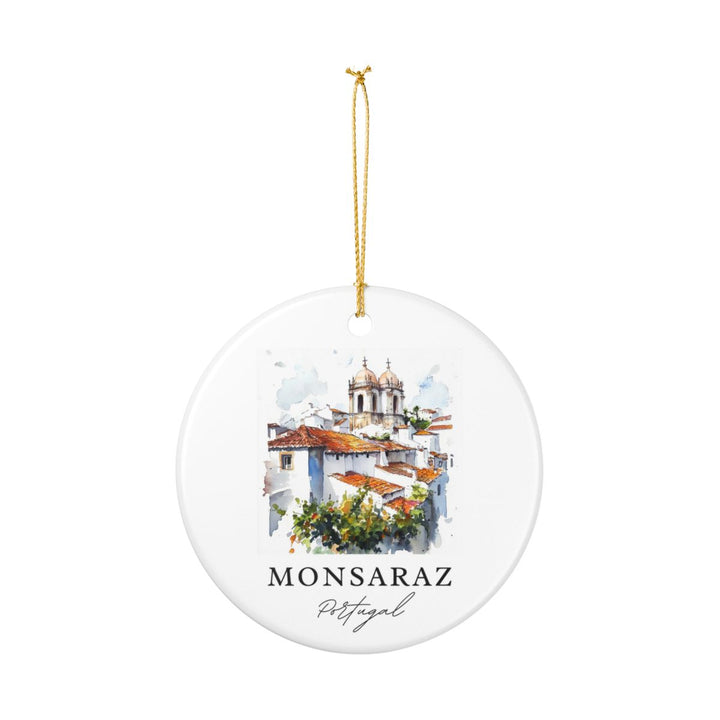 Monsaraz Portugal Ornament: Unique Monsaraz Souvenir, Monsaraz Portugal Xmas Decor, and Authentic Monsaraz Gift