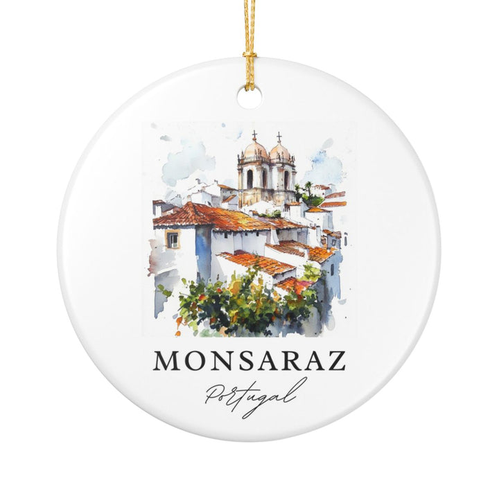 Monsaraz Portugal Ornament: Unique Monsaraz Souvenir, Monsaraz Portugal Xmas Decor, and Authentic Monsaraz Gift