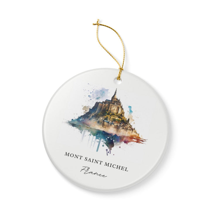 Mont-saint-michel France Ornament: Unique Mont-saint-michel Souvenir, Mont-saint-michel France Xmas Decor, and Authentic Mont-saint-michel Gift