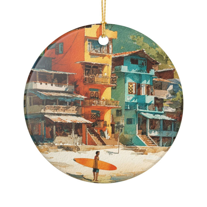 Montanita Ecuador Ornament: Unique Montanita Souvenir, Montanita Ecuador Xmas Decor, and Authentic Montanita Gift