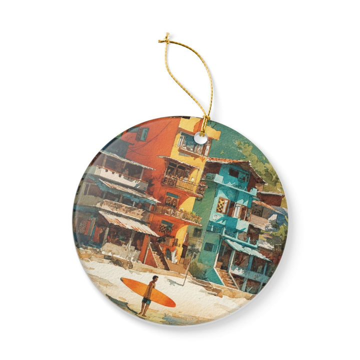 Montanita Ecuador Ornament: Unique Montanita Souvenir, Montanita Ecuador Xmas Decor, and Authentic Montanita Gift