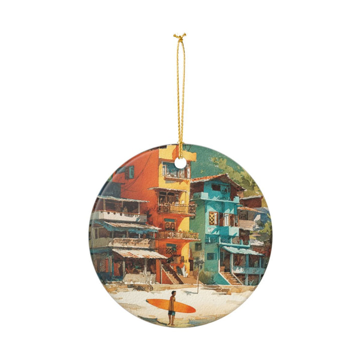 Montanita Ecuador Ornament: Unique Montanita Souvenir, Montanita Ecuador Xmas Decor, and Authentic Montanita Gift