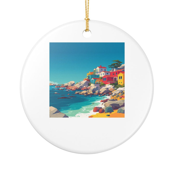 Monterey California Ornament: Unique Monterey Souvenir, Monterey California Xmas Decor, and Authentic Monterey Gift