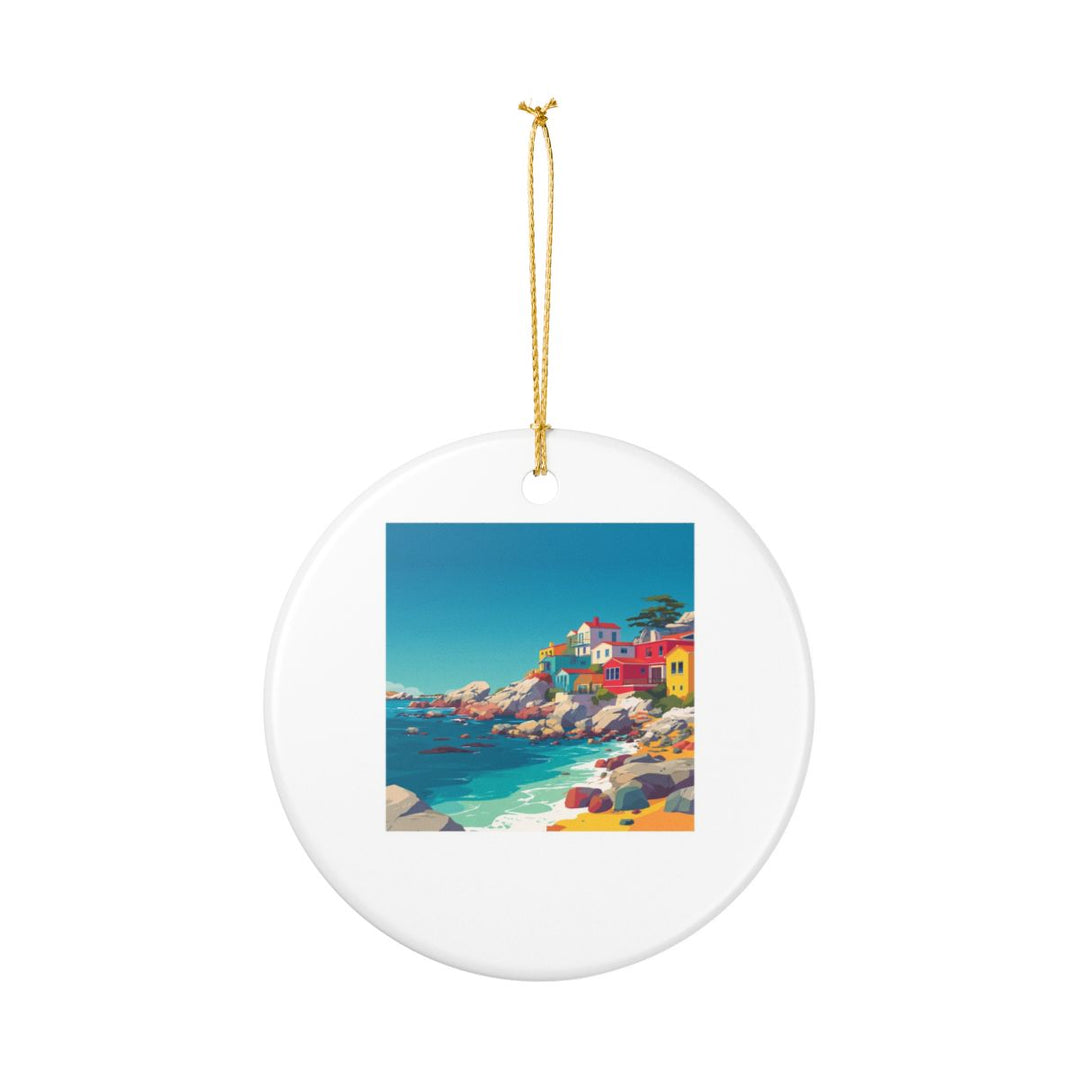 Monterey California Ornament: Unique Monterey Souvenir, Monterey California Xmas Decor, and Authentic Monterey Gift