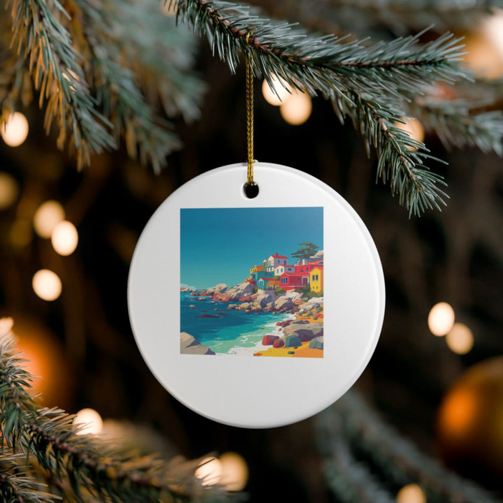 Monterey California Ornament: Unique Monterey Souvenir, Monterey California Xmas Decor, and Authentic Monterey Gift
