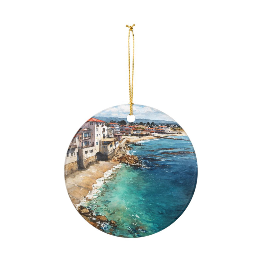 Monterey California Ornament: Unique Monterey Souvenir, Monterey California Xmas Decor, and Authentic Monterey Gift