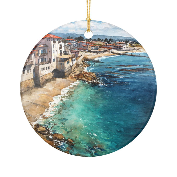 Monterey California Ornament: Unique Monterey Souvenir, Monterey California Xmas Decor, and Authentic Monterey Gift