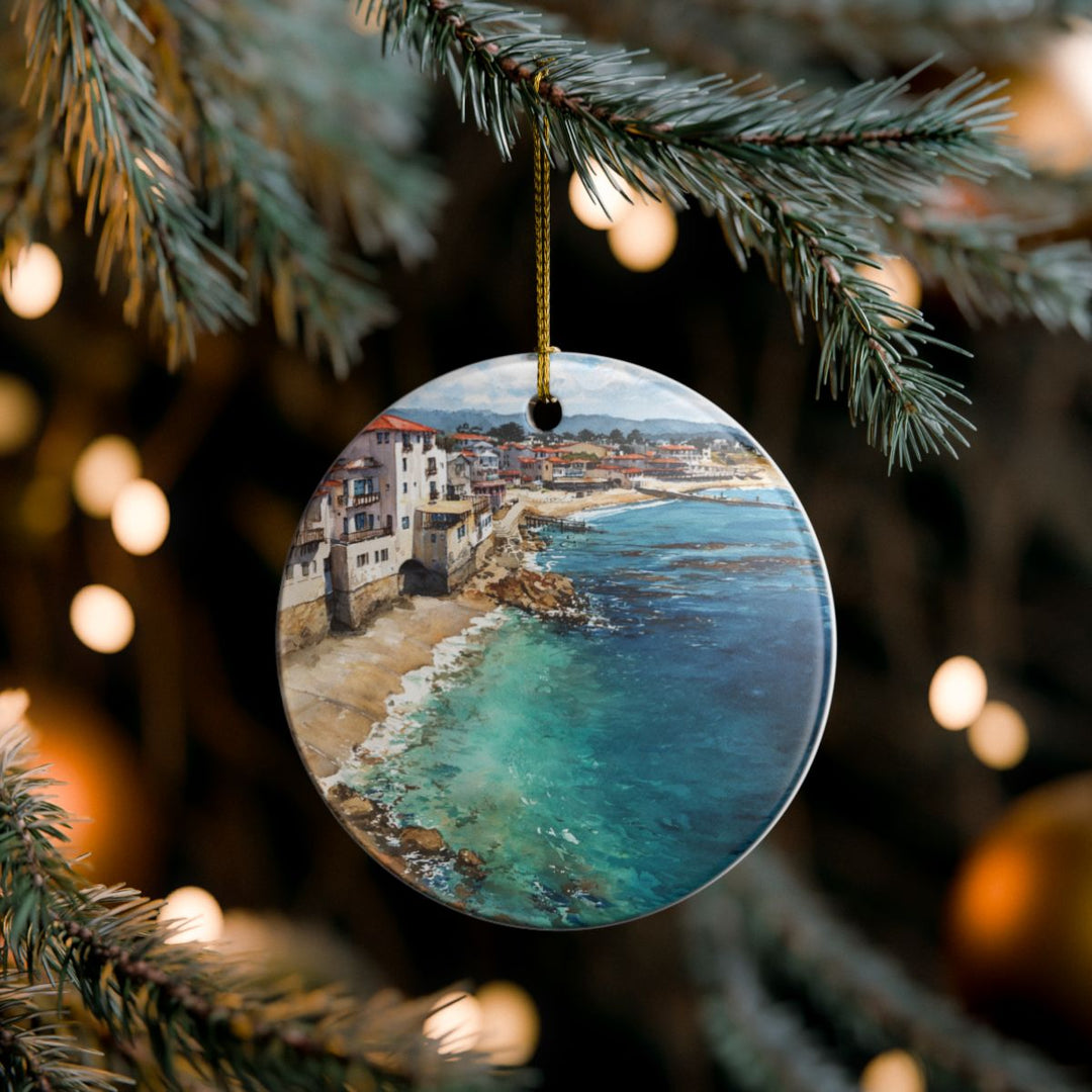 Monterey California Ornament: Unique Monterey Souvenir, Monterey California Xmas Decor, and Authentic Monterey Gift