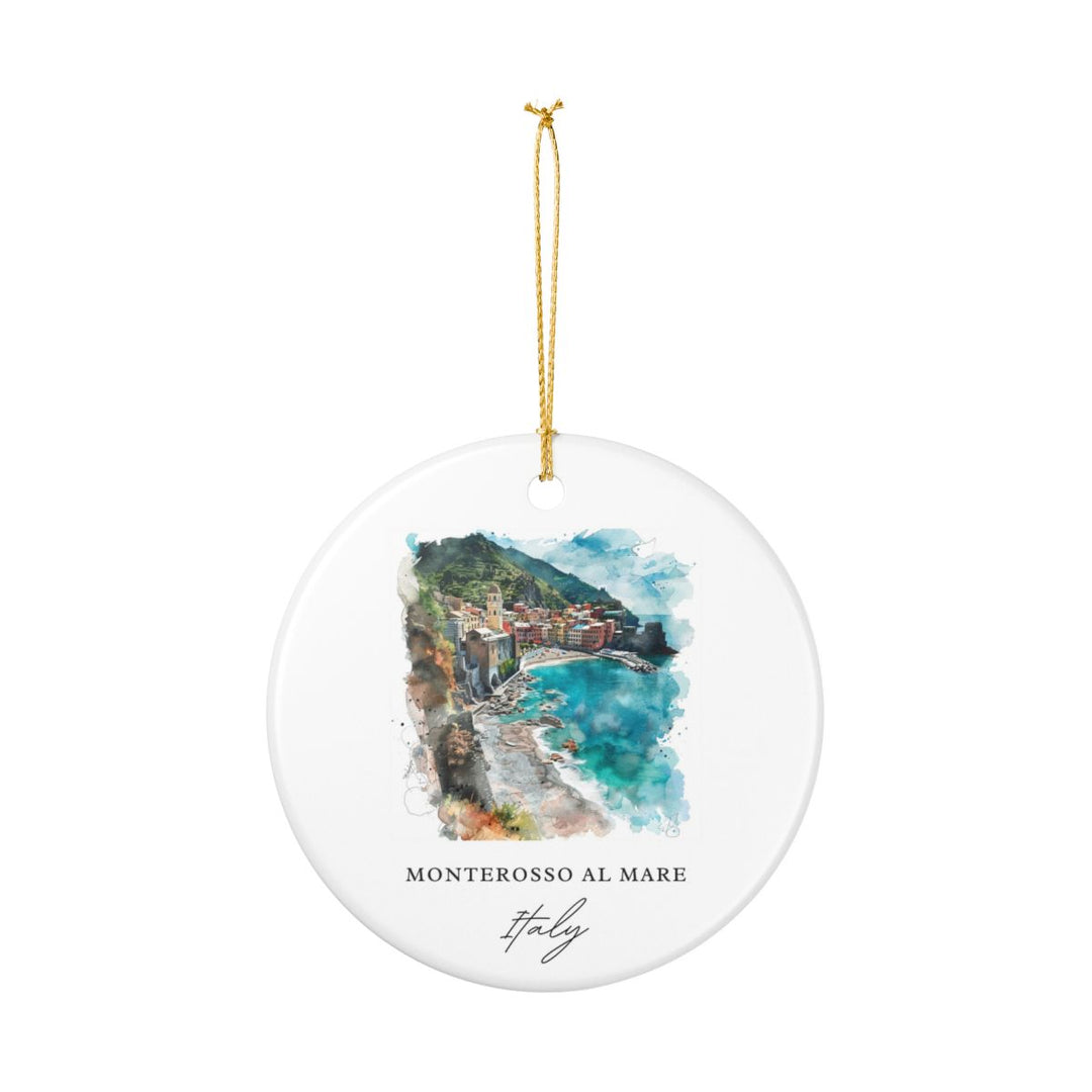 Monterosso AL Mare Ornament: Unique Monterosso AL Mare Souvenir, Monterosso AL Mare Xmas Decor, and Authentic Monterosso AL Mare Gift