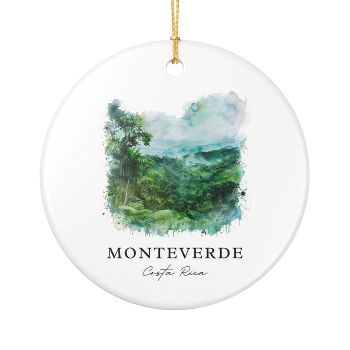 Monteverde Costa Rica Ornament: Unique Monteverde Costa Rica Souvenir, Monteverde Costa Rica Xmas Decor, and Authentic Monteverde Costa Rica Gift
