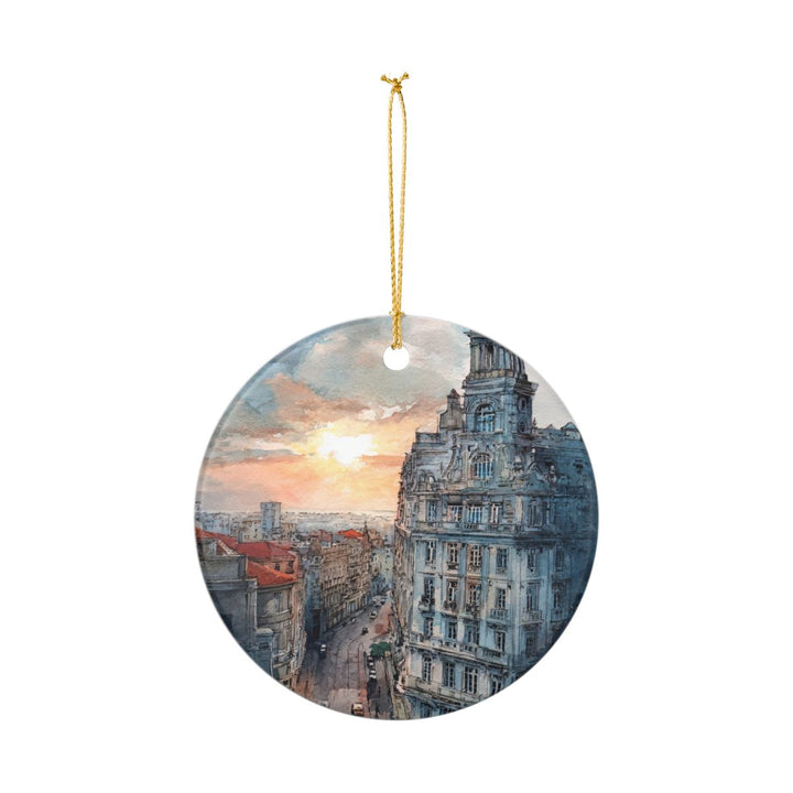 Montevideo Ornament: Unique Montevideo Souvenir, Montevideo Xmas Decor, and Authentic Montevideo Gift