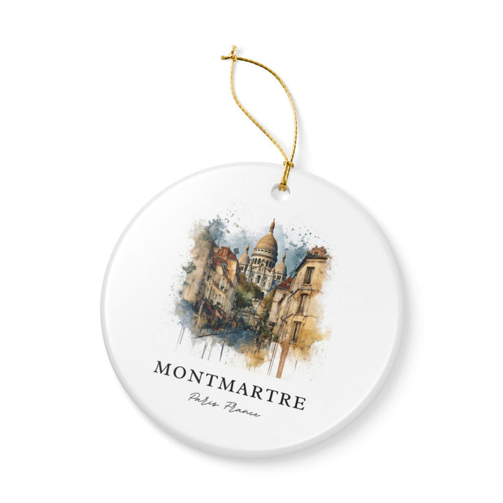 Montmartre Paris Ornament: Unique Montmartre Paris Souvenir, Montmartre Paris Xmas Decor, and Authentic Montmartre Paris Gift