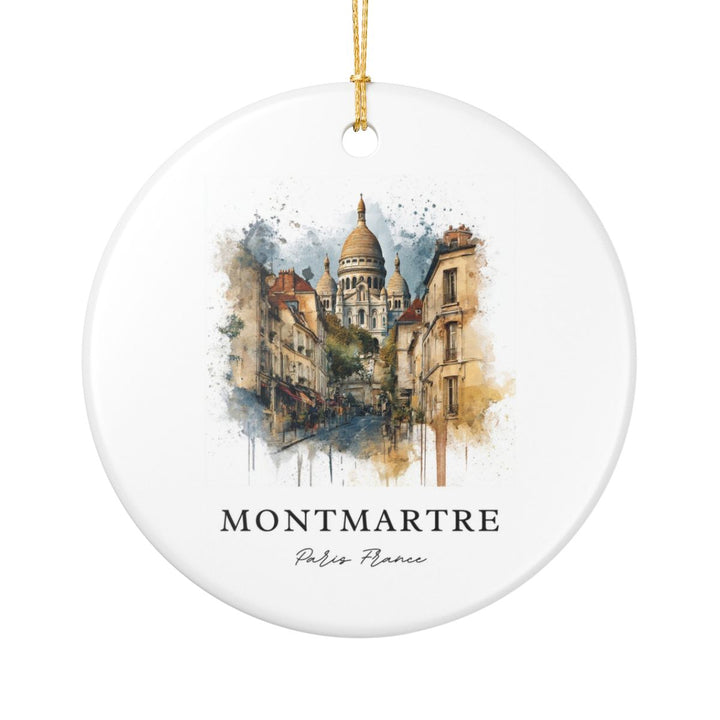 Montmartre Paris Ornament: Unique Montmartre Paris Souvenir, Montmartre Paris Xmas Decor, and Authentic Montmartre Paris Gift