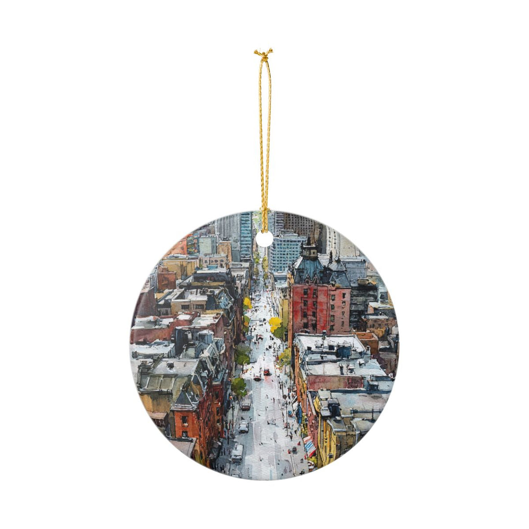 Montreal Canada Ornament: Unique Montreal Souvenir, Montreal Canada Xmas Decor, and Authentic Montreal Gift