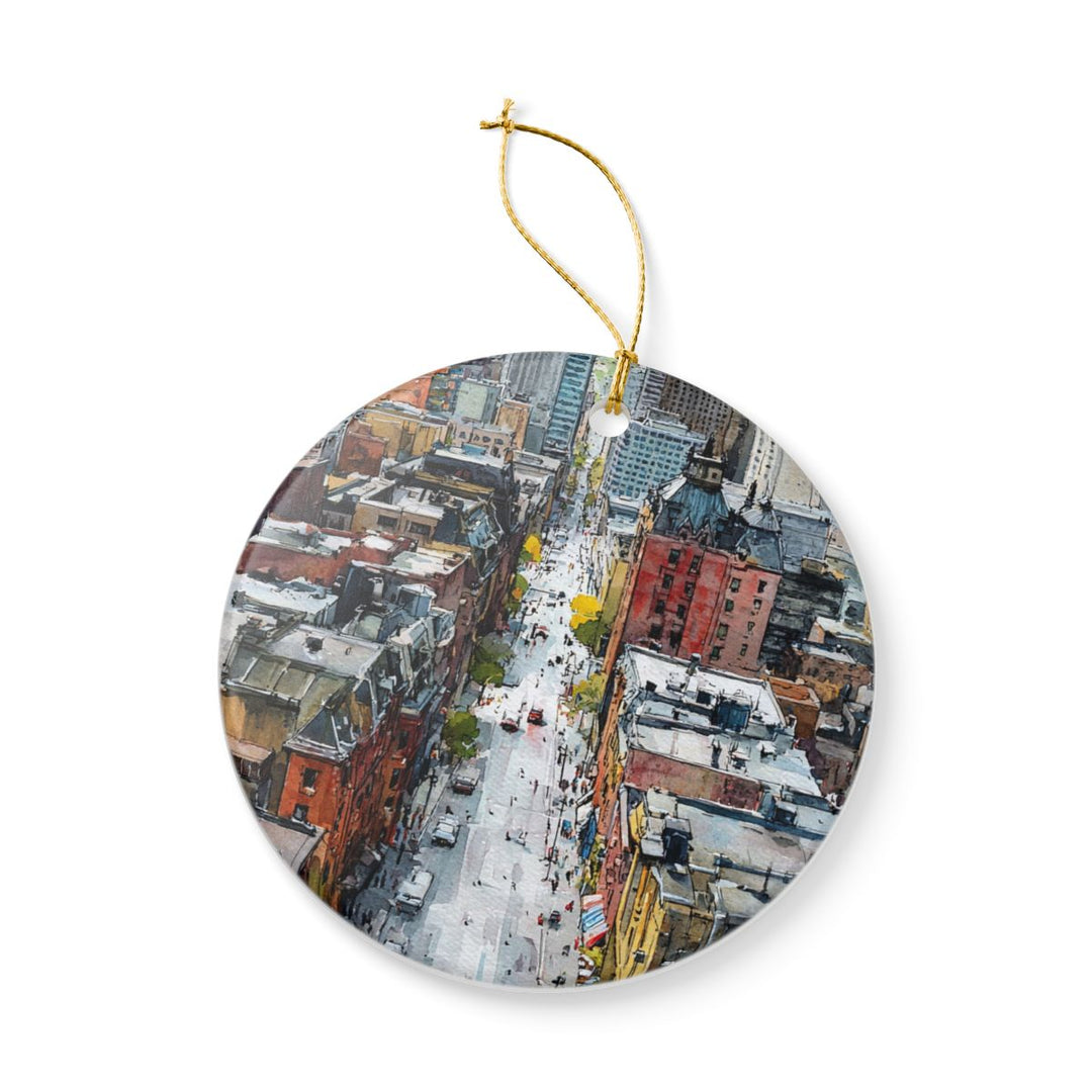 Montreal Canada Ornament: Unique Montreal Souvenir, Montreal Canada Xmas Decor, and Authentic Montreal Gift