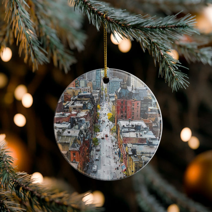 Montreal Canada Ornament: Unique Montreal Souvenir, Montreal Canada Xmas Decor, and Authentic Montreal Gift