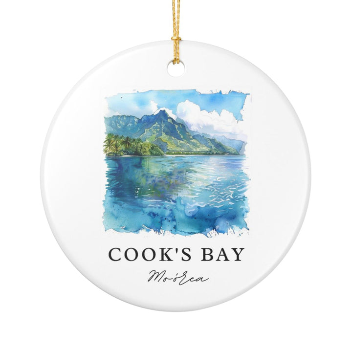 Moorea French Polynesia Ornament: Unique Moorea French Polynesia Souvenir, Moorea French Polynesia Xmas Decor, and Authentic Moorea French Polynesia Gift