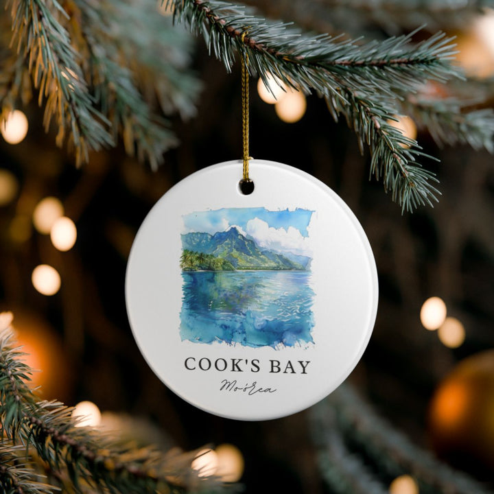 Moorea French Polynesia Ornament: Unique Moorea French Polynesia Souvenir, Moorea French Polynesia Xmas Decor, and Authentic Moorea French Polynesia Gift