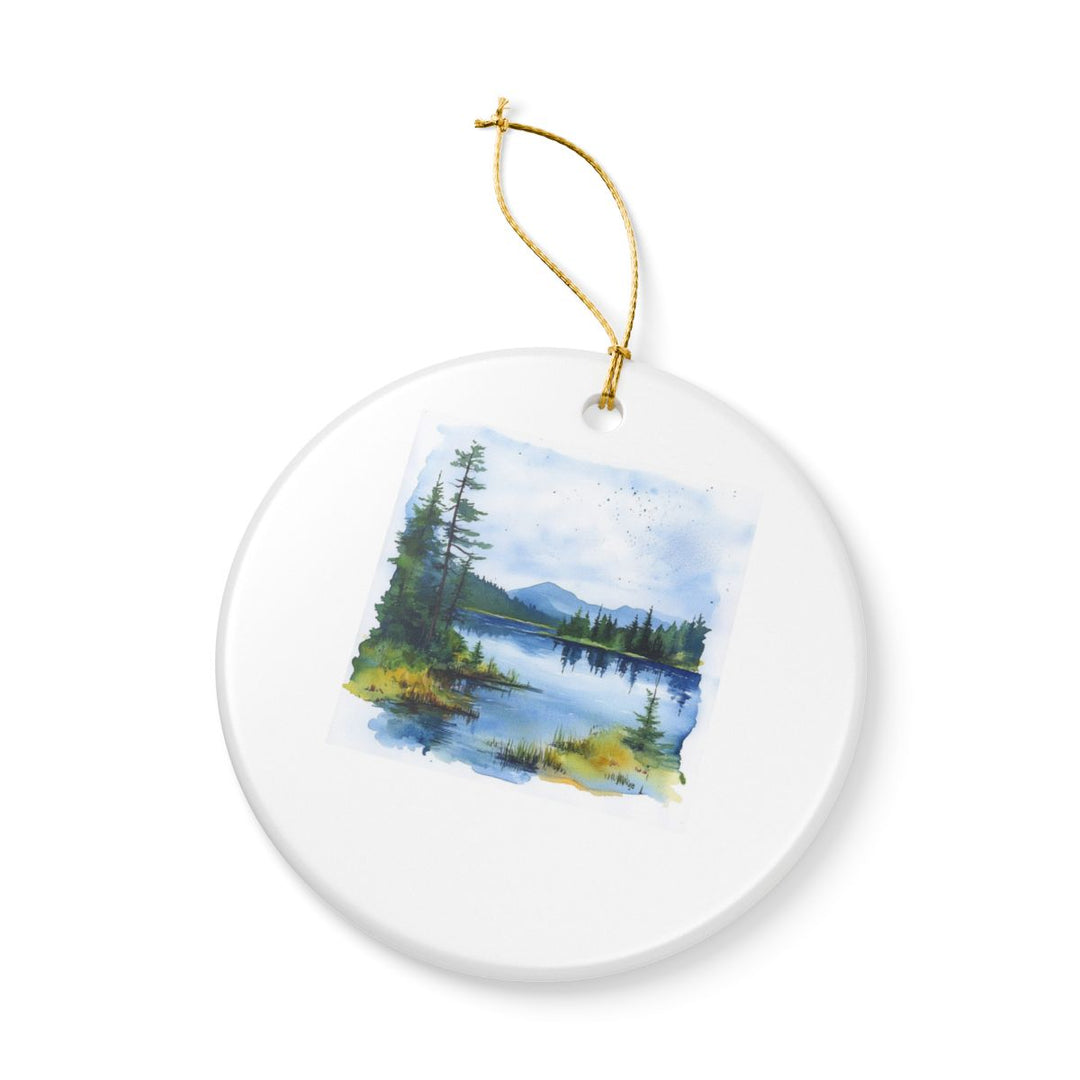 Moosehead Lake Ornament: Unique Moosehead Lake Souvenir, Moosehead Lake Xmas Decor, and Authentic Moosehead Lake Gift