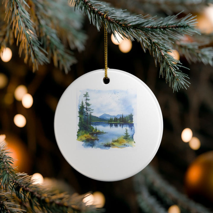 Moosehead Lake Ornament: Unique Moosehead Lake Souvenir, Moosehead Lake Xmas Decor, and Authentic Moosehead Lake Gift