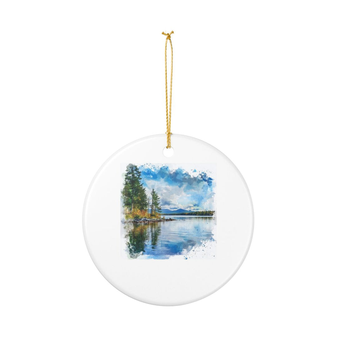 Moosehead Lake Ornament: Unique Moosehead Lake Souvenir, Moosehead Lake Xmas Decor, and Authentic Moosehead Lake Gift