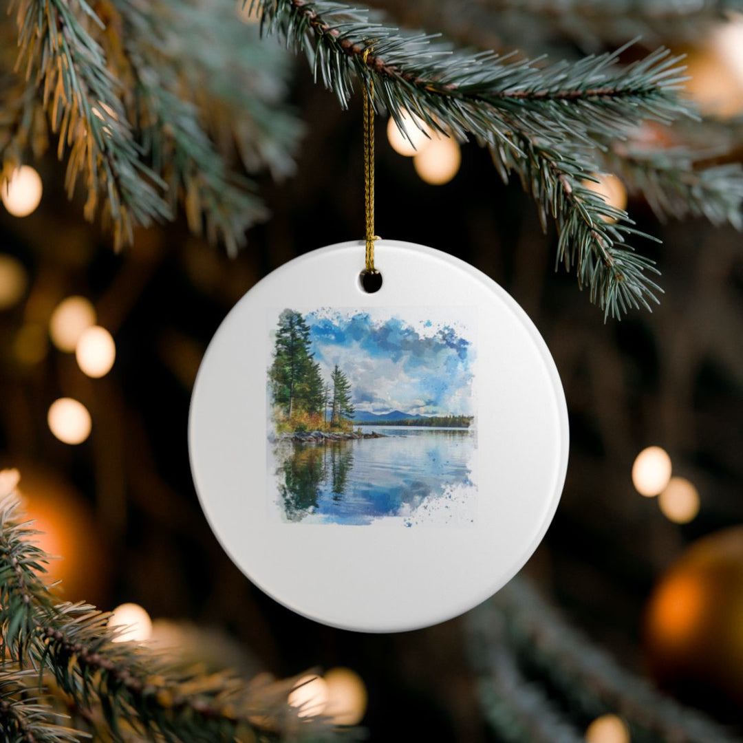 Moosehead Lake Ornament: Unique Moosehead Lake Souvenir, Moosehead Lake Xmas Decor, and Authentic Moosehead Lake Gift