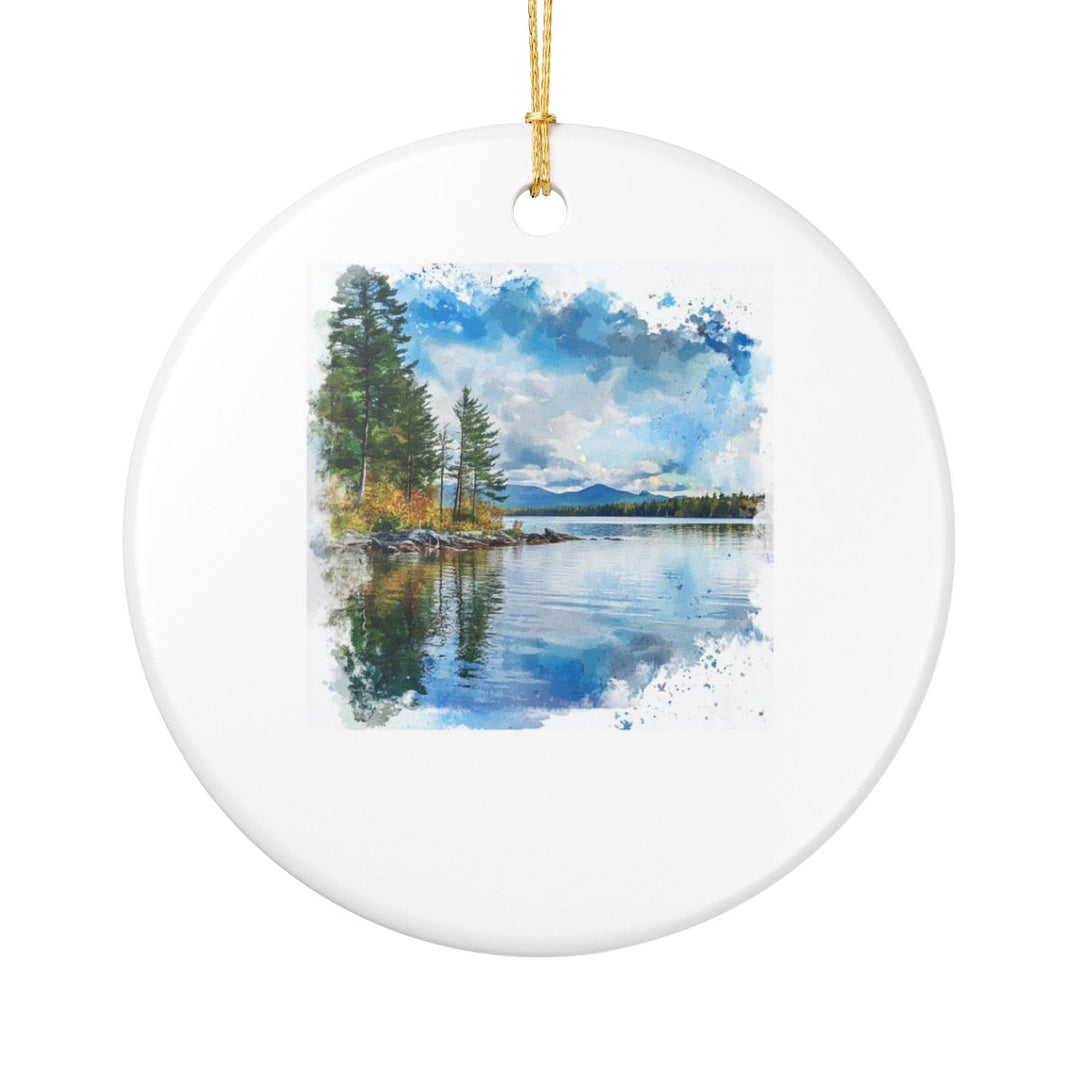Moosehead Lake Ornament: Unique Moosehead Lake Souvenir, Moosehead Lake Xmas Decor, and Authentic Moosehead Lake Gift