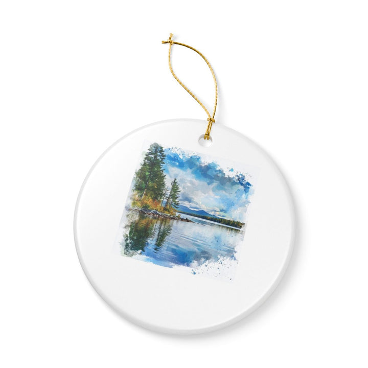 Moosehead Lake Ornament: Unique Moosehead Lake Souvenir, Moosehead Lake Xmas Decor, and Authentic Moosehead Lake Gift