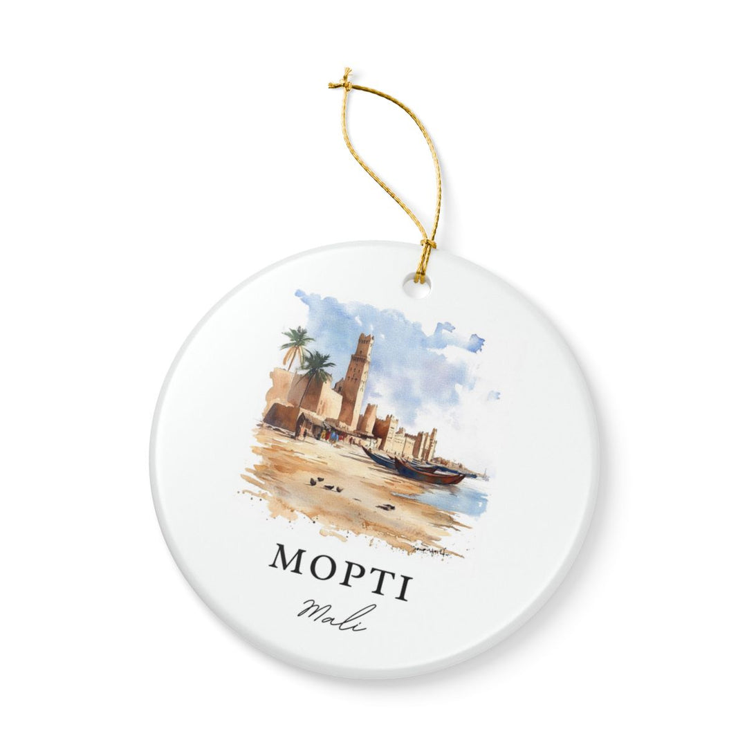Mopti Mali Ornament: Unique Mopti Mali Souvenir, Mopti Mali Xmas Decor, and Authentic Mopti Mali Gift