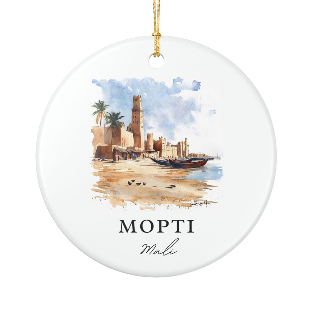 Mopti Mali Ornament: Unique Mopti Mali Souvenir, Mopti Mali Xmas Decor, and Authentic Mopti Mali Gift