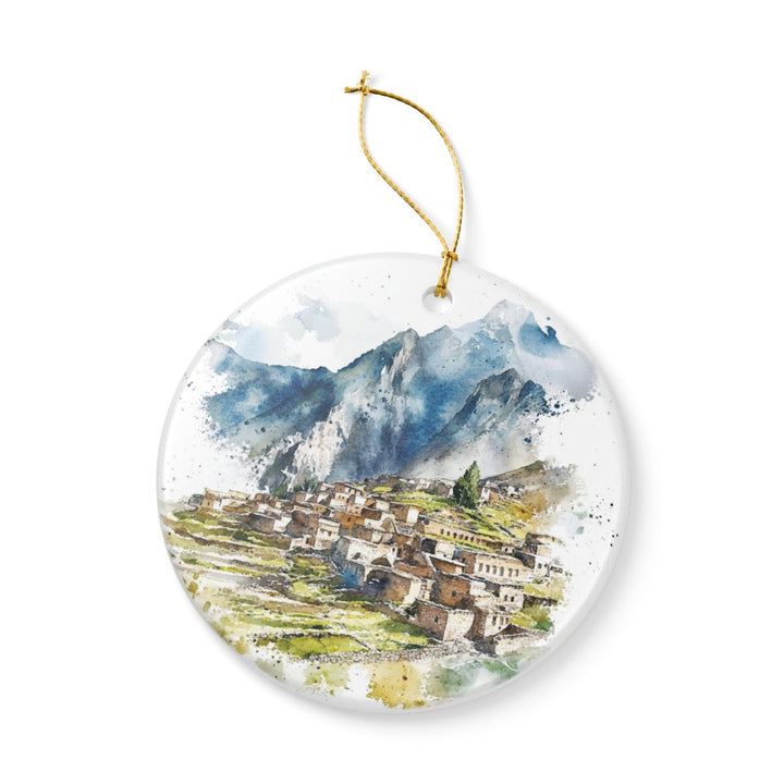 Moquegua Peru Ornament: Unique Moquegua Souvenir, Moquegua Peru Xmas Decor, and Authentic Moquegua Gift