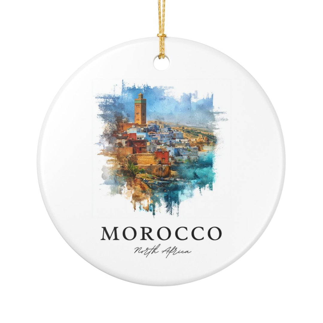 Morocco Ornament: Unique Morocco Souvenir, Morocco Xmas Decor, and Authentic Morocco Gift