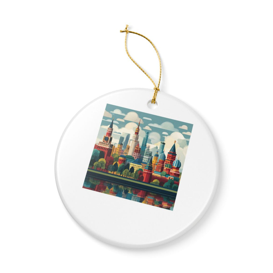 Moscow Ornament: Unique Moscow Souvenir, Moscow Xmas Decor, and Authentic Moscow Gift
