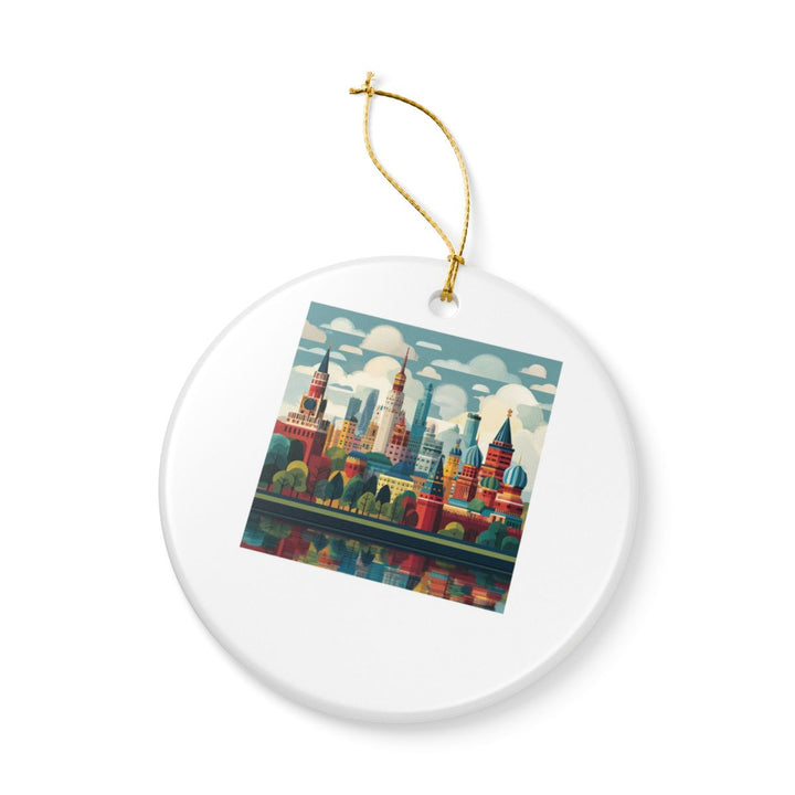 Moscow Ornament: Unique Moscow Souvenir, Moscow Xmas Decor, and Authentic Moscow Gift