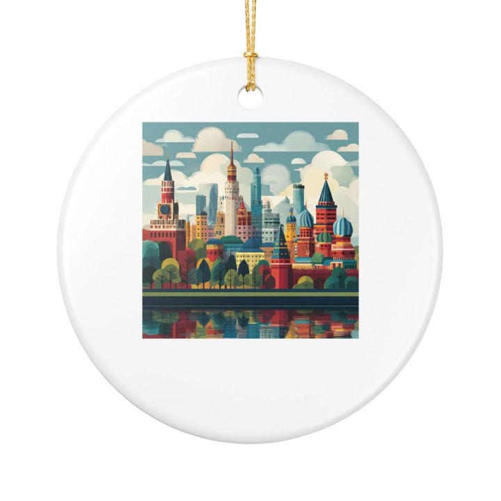 Moscow Ornament: Unique Moscow Souvenir, Moscow Xmas Decor, and Authentic Moscow Gift