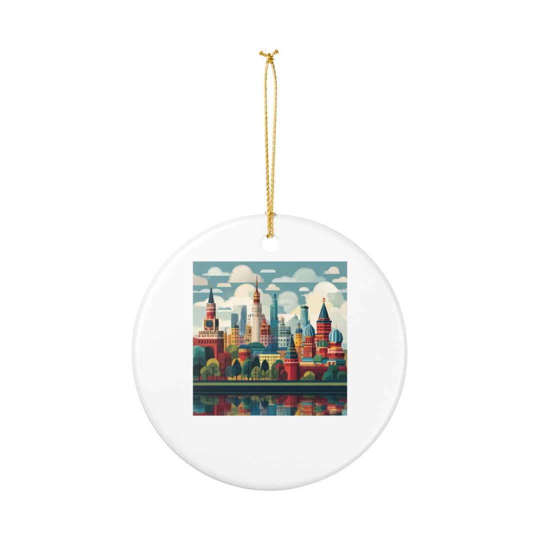 Moscow Ornament: Unique Moscow Souvenir, Moscow Xmas Decor, and Authentic Moscow Gift