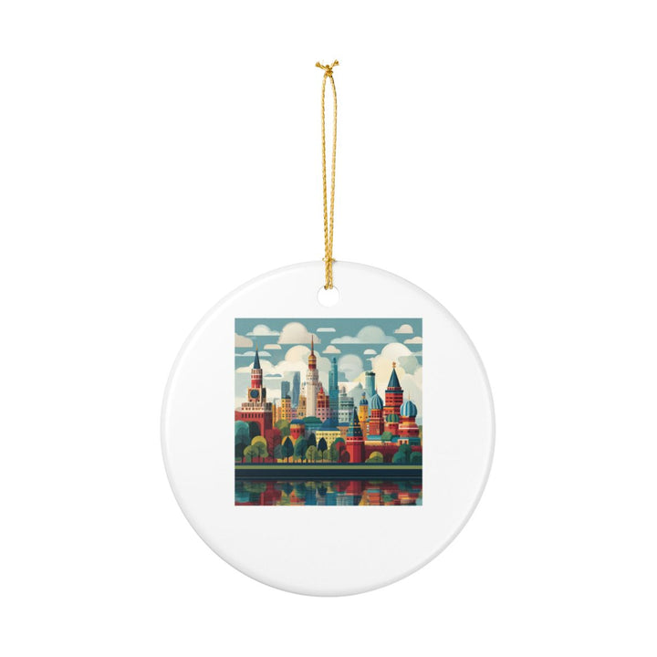 Moscow Ornament: Unique Moscow Souvenir, Moscow Xmas Decor, and Authentic Moscow Gift