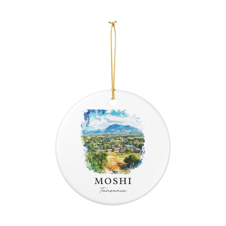 Moshi Tanzania Ornament: Unique Moshi Souvenir, Moshi Tanzania Xmas Decor, and Authentic Moshi Gift