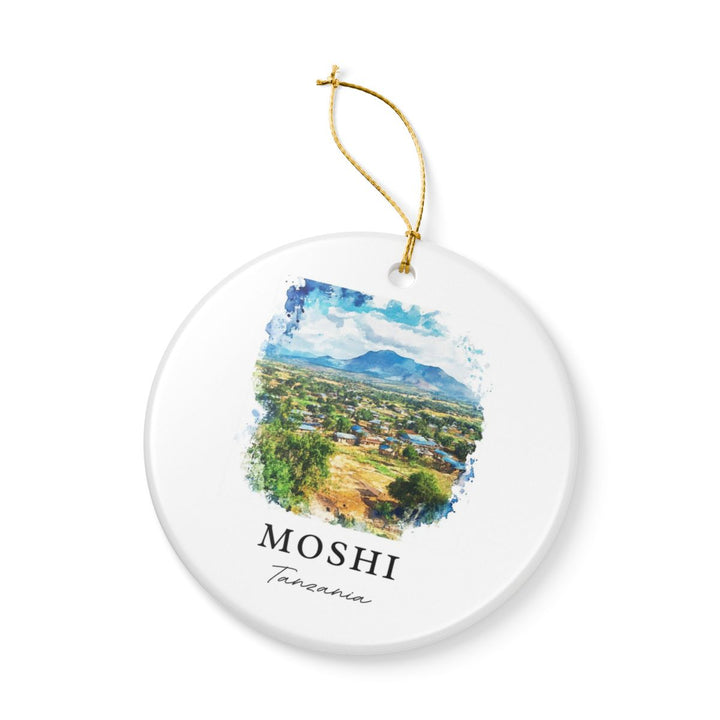 Moshi Tanzania Ornament: Unique Moshi Souvenir, Moshi Tanzania Xmas Decor, and Authentic Moshi Gift