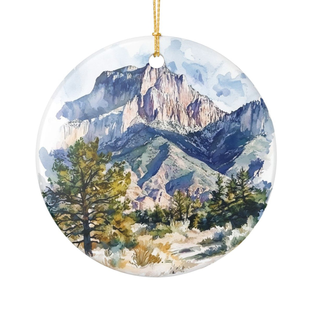 Mount Charleston Nevada USA Ornament: Unique Mount Charleston Souvenir, Mount Charleston Nevada Xmas Decor, and Authentic Mount Charleston Gift