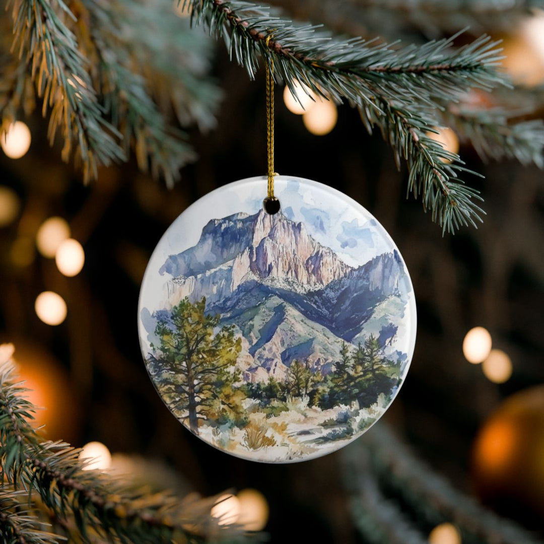 Mount Charleston Nevada USA Ornament: Unique Mount Charleston Souvenir, Mount Charleston Nevada Xmas Decor, and Authentic Mount Charleston Gift