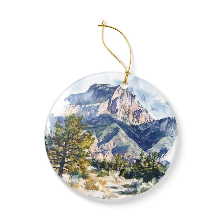 Mount Charleston Nevada USA Ornament: Unique Mount Charleston Souvenir, Mount Charleston Nevada Xmas Decor, and Authentic Mount Charleston Gift