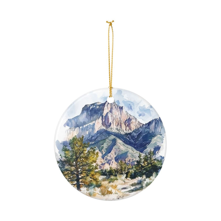 Mount Charleston Nevada USA Ornament: Unique Mount Charleston Souvenir, Mount Charleston Nevada Xmas Decor, and Authentic Mount Charleston Gift