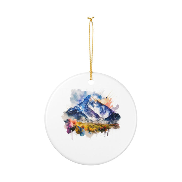 Mount Cook New Zealand Ornament: Unique Mount Cook Souvenir, Mount Cook New Zealand Xmas Decor, and Authentic Mount Cook Gift