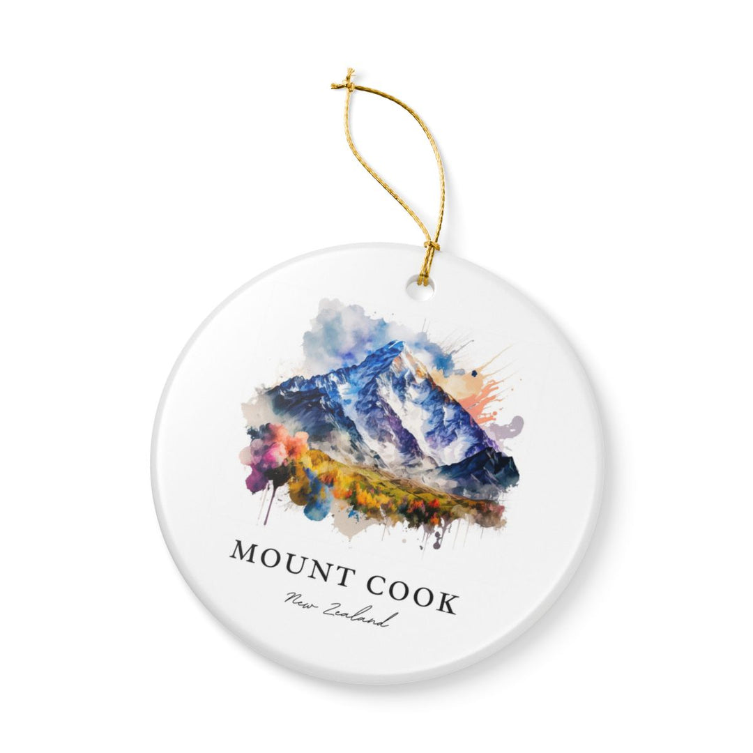 Mount Cook New Zealand Ornament | Christmas Travel Souvenir Gift
